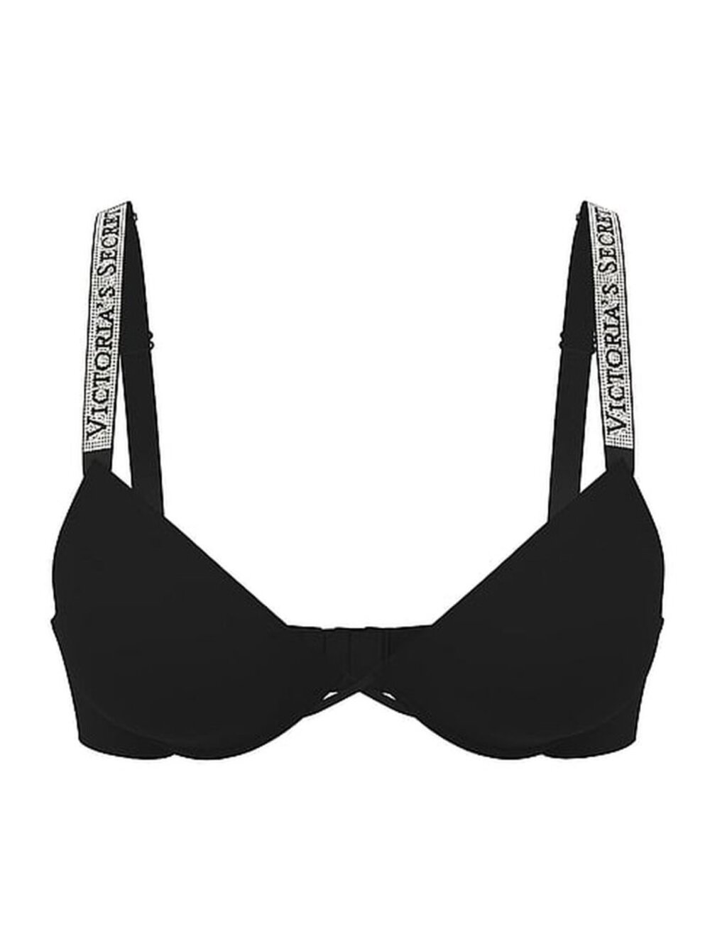 New! Victoria’s Secret Bombshell Logo Shine Strap Push-Up Bra 34DD 32085